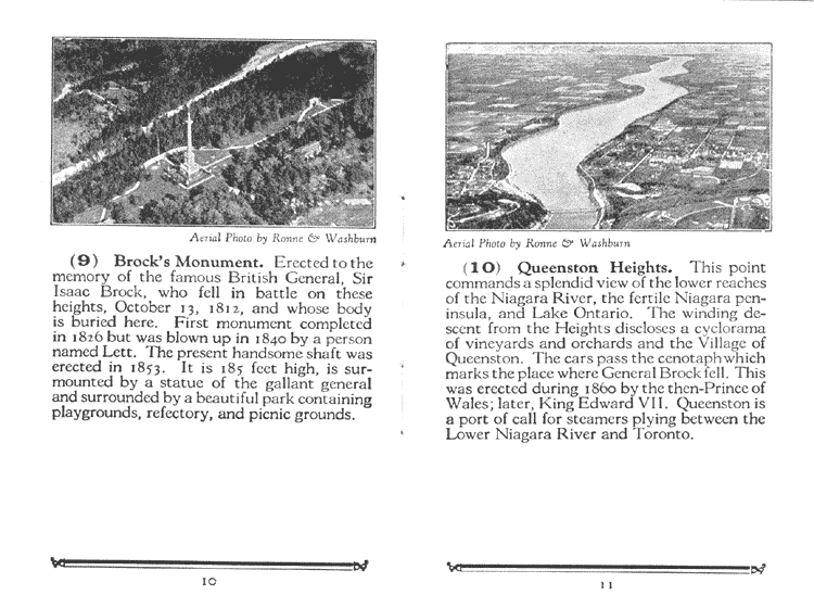 Niagara Gorge Belt Line Brochure Pages 10 and 11