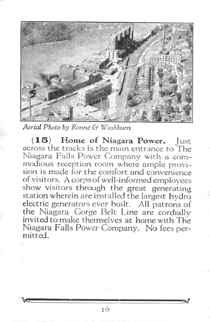 Niagara Gorge Belt Line Brochure Page 16